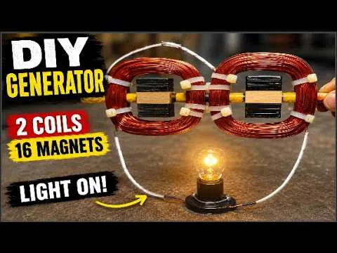 16-Magnet DIY Generator