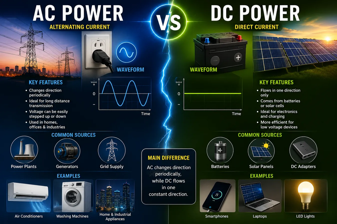 AC vs DC Power