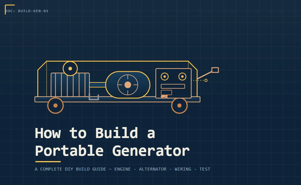 How to Build a Portable Generator