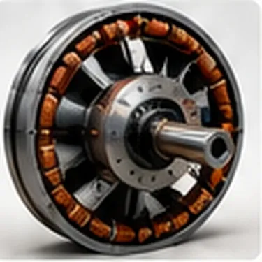 Original AI-generated radial flux permanent magnet generator
