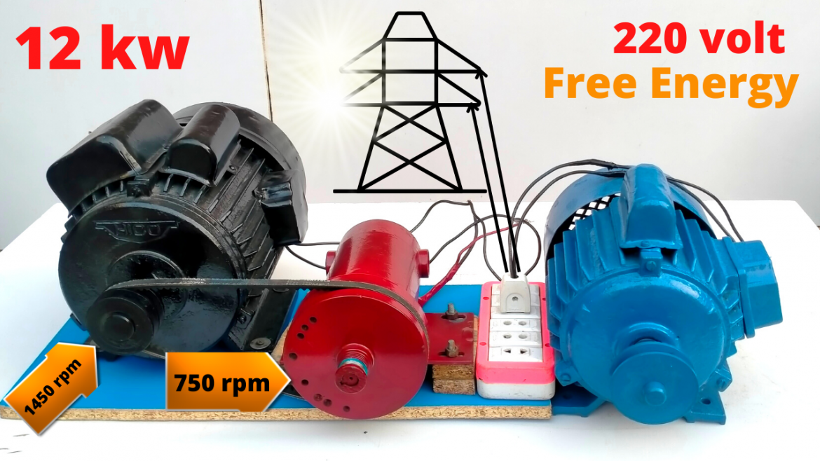 Get 220 Volt Free Energy With Ac And Dc Motor