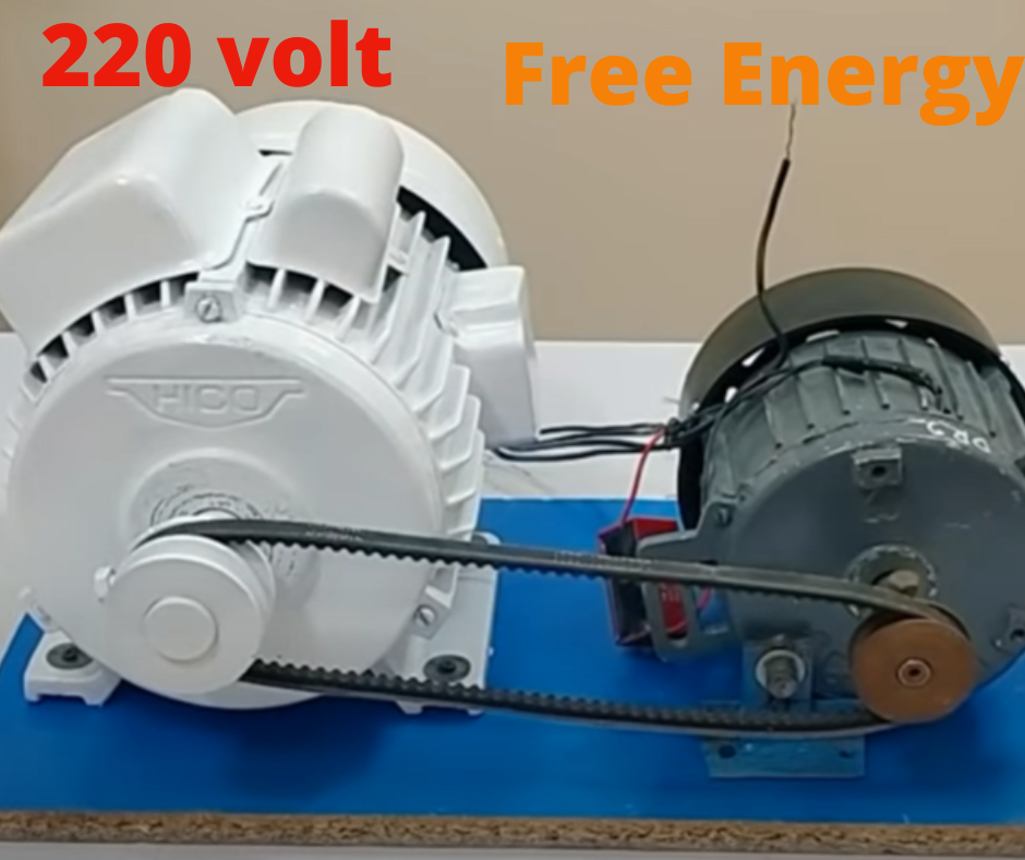 Make 220 Volt Free Energy Generator 11.00 Watts