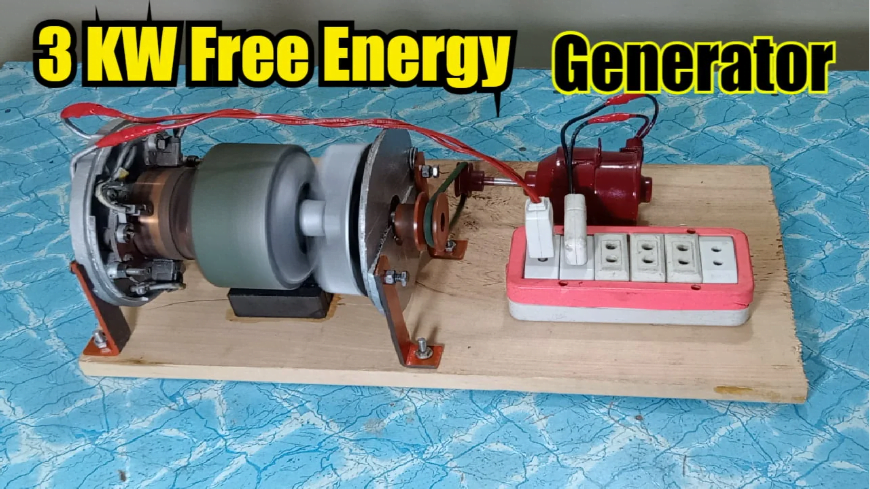 3 KW Free Energy Rotor - inverter110