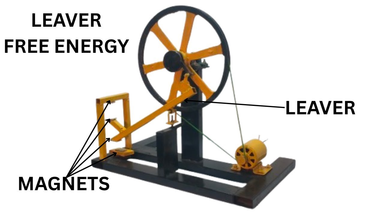 Self-Running Magnet & Lever Machine