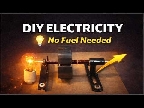how to make electricity generator at home