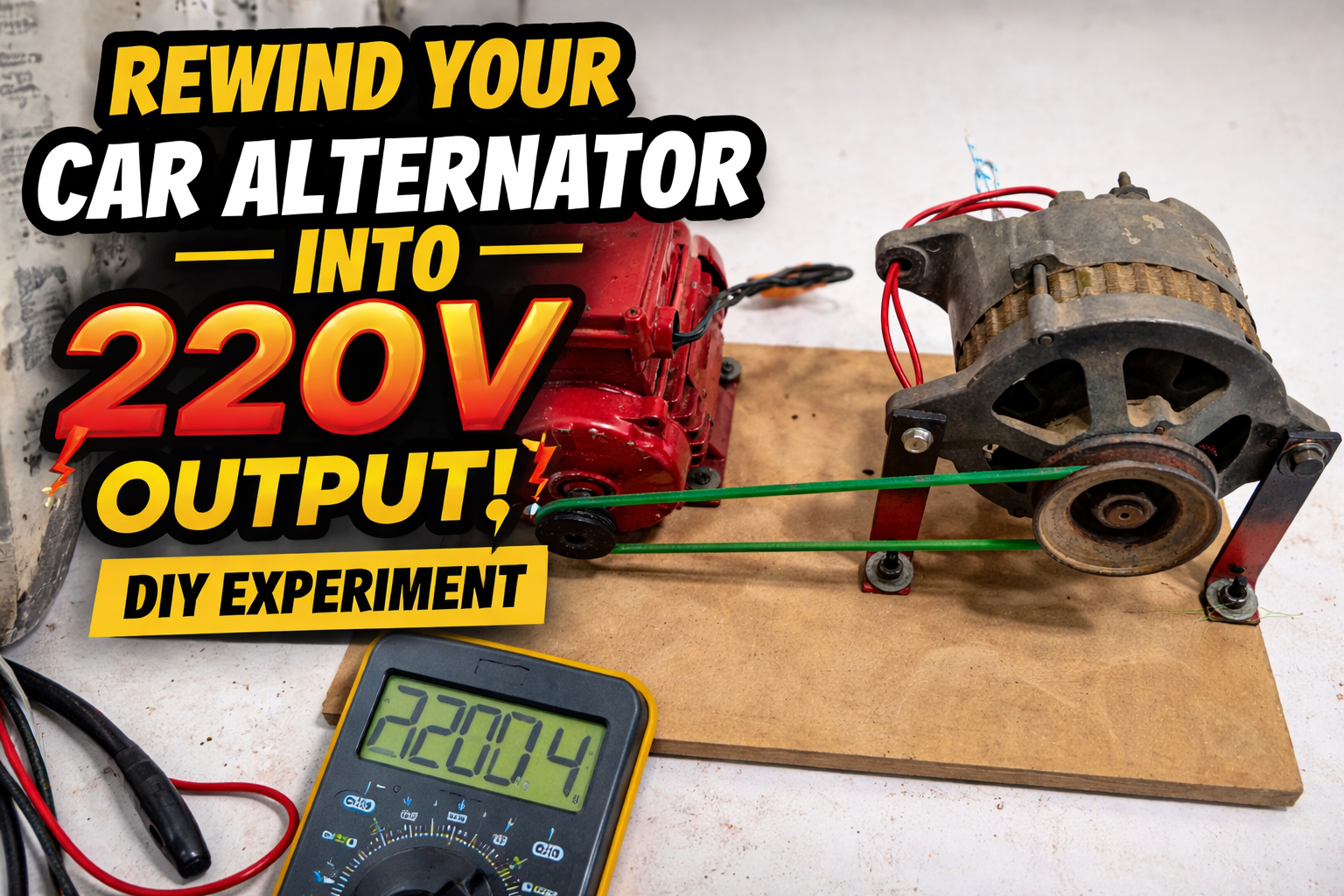 Rewind a Car Alternator